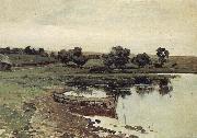 Levitan, Isaak At Flubchen china oil painting artist